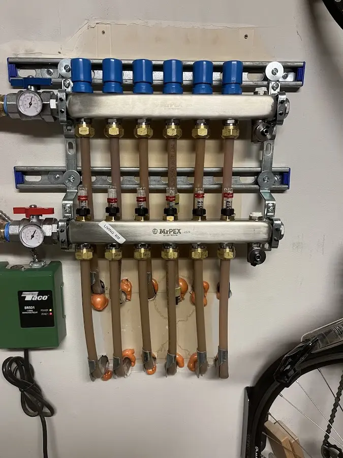 Plumber performing Leak Detection at a residential property in Fairborn